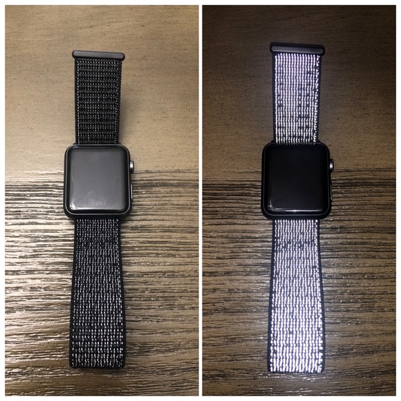 apple watch band reflective